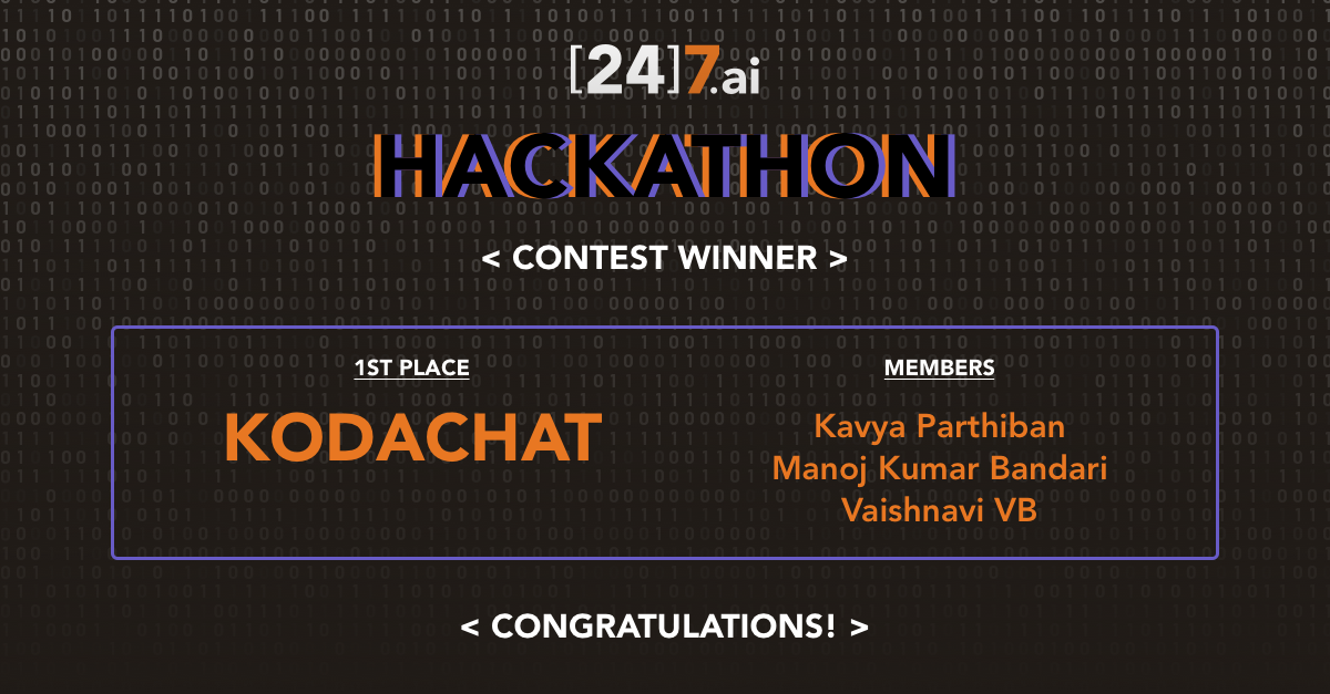 Hackathon 1st Place